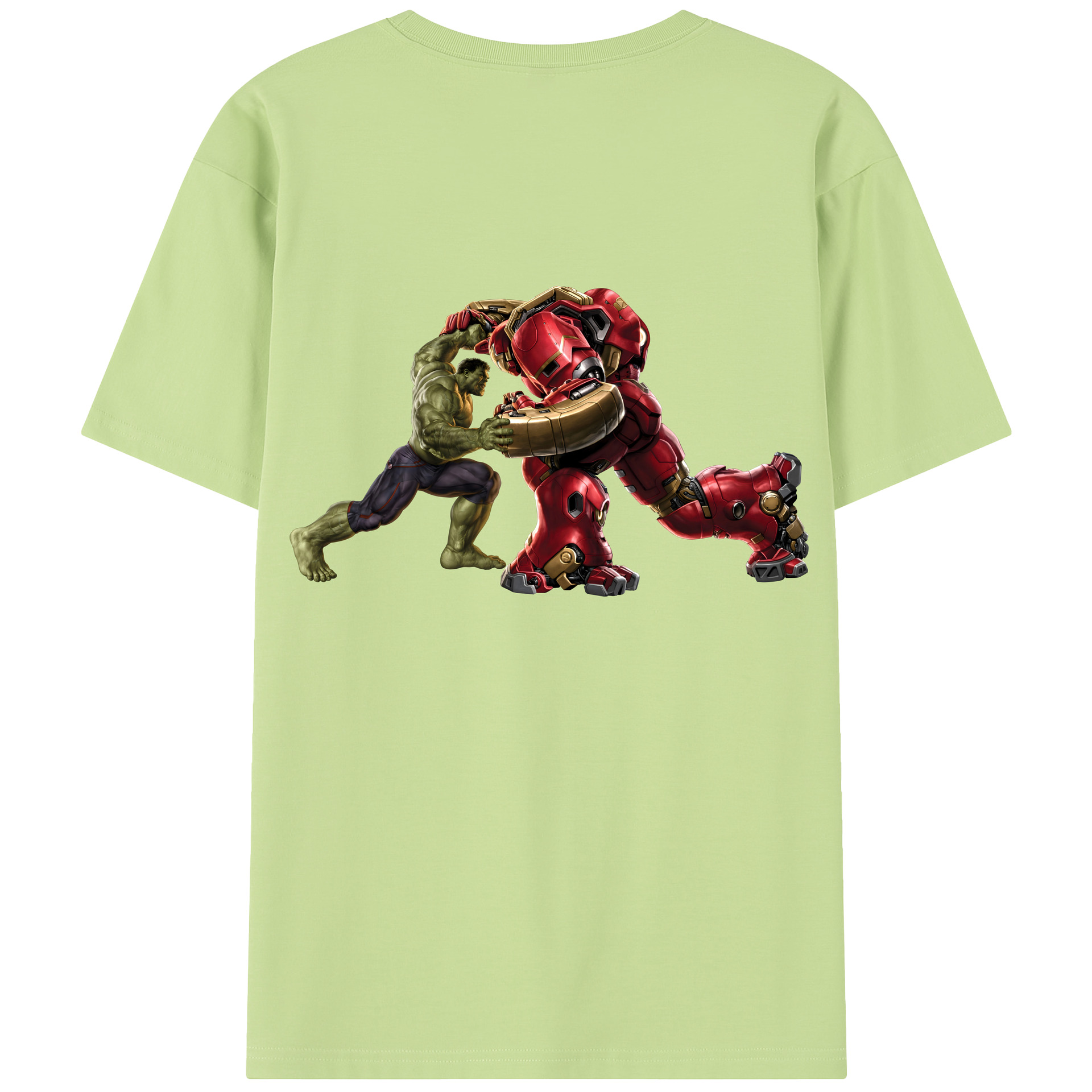 （画像用） アベンジャーズ The Avengers 綿100％半袖Tシャツ（背面プリント）